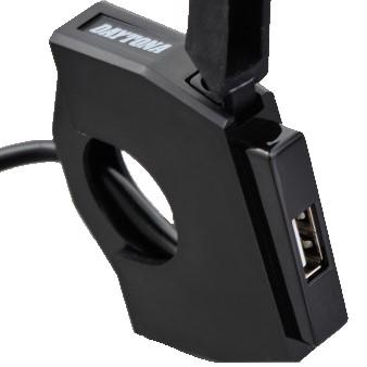 USB Lader Til MC Vandtæt Fra Daytona 1-Port